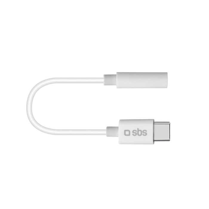 EAN 8018417298059 - SBS TEINTJACKTYCFMW cable de teléfono móvil Blanco 0,09 m 3,5mm USB C imagen 2