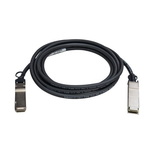 EAN 0885022017058 - QNAP CAB-NIC40G30M-QSFP Cable de fibra óptica e InfiniBand 3 m QSFP+ Negro imagen 1