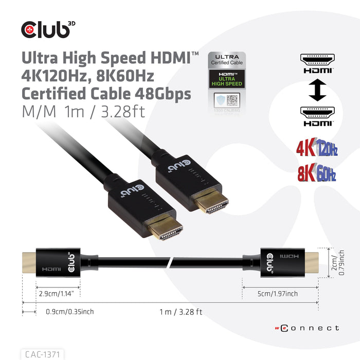 EAN 8719214471149 - CLUB3D CAC-1371 cable HDMI HDMI tipo A (Estándar) Negro imagen 4