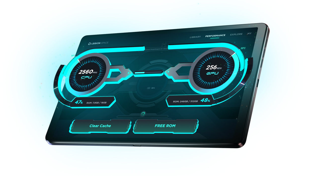 EAN 0198154681579 - Lenovo Legion Tab (8.8", 3) Qualcomm Snapdragon 256 GB 22,4 cm (8.8") 12 GB Wi-Fi 7 (802.11be) Android 14 imagen 23