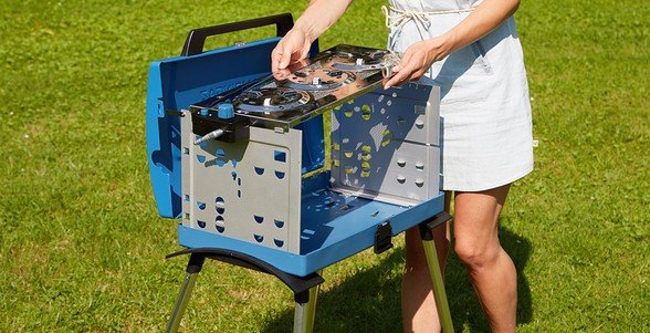 EAN 3138522081447 - Campingaz 400 SGR Parrilla Gas Azul, Plata 5200 W imagen 4