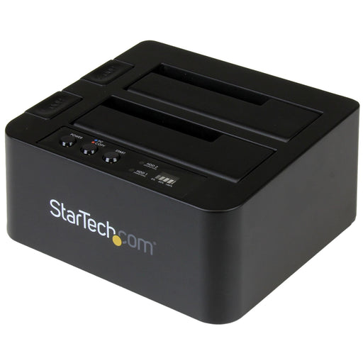 EAN 0065030863551 - StarTech.com SDOCK2U313R duplicador de datos y soporte Duplicador de HDD (discos duros) Negro 2 copias imagen 1