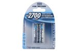 EAN 4013674030859 - Ansmann Blister 2 X Accu, AA, 2700mAh AA / HR6 Níquel-metal hidruro (NiMH) imagen 1