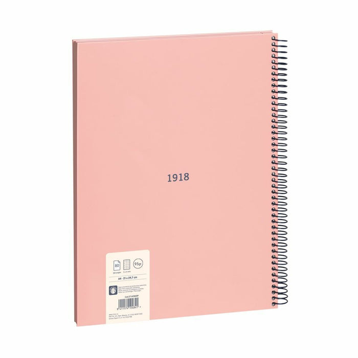 EAN 8411574104841 - Milan 57143E80P cuaderno y block A4 80 hojas Rosa imagen 3