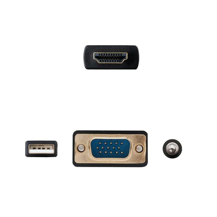 EAN 8433281013834 - Nanocable 10.15.4350 adaptador de cable de vídeo 1,8 m HDMI tipo A (Estándar) VGA (D-Sub) + 3.5mm + USB T imagen 3