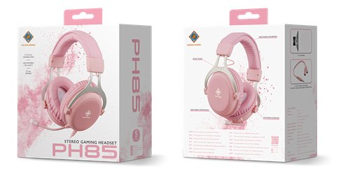EAN 7333048057266 - Deltaco Gaming GAM-030-P auricular y casco Auriculares Alámbrico Diadema Juego USB tipo A Rosa imagen 7