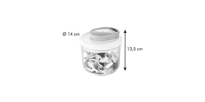 EAN 8595028493344 - Tescoma 643874 picadora manual de alimentos Verde, Transparente, Blanco imagen 4