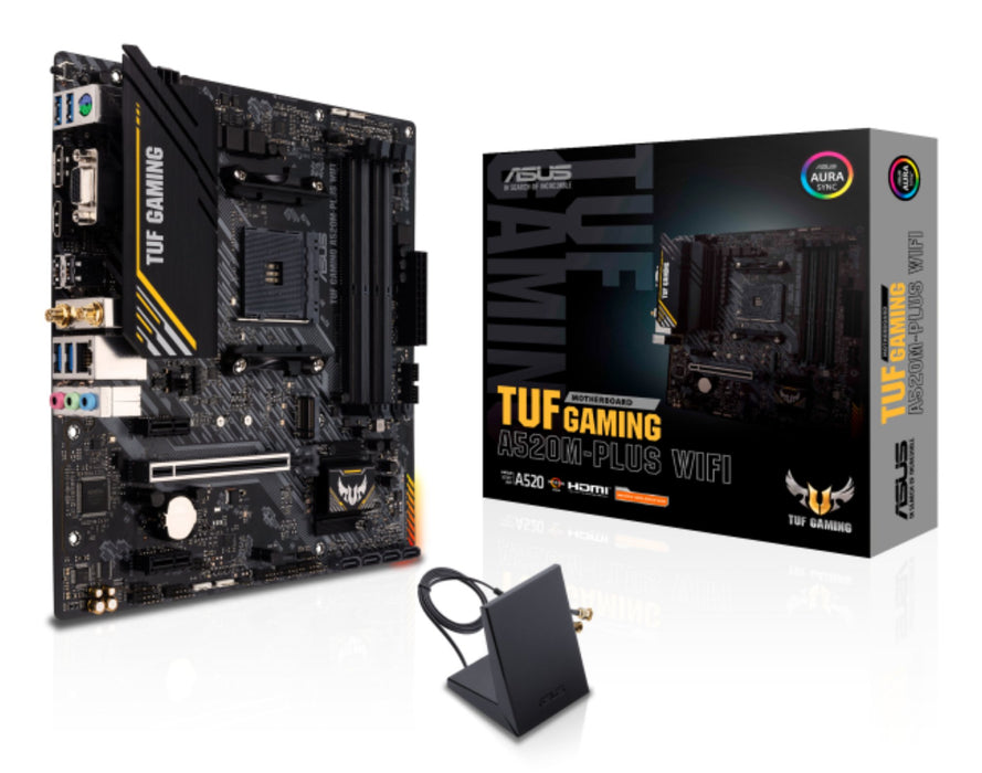 EAN 4711081154273 - ASUS TUF GAMING A520M-PLUS WIFI AMD A520 Zócalo AM4 micro ATX imagen 1