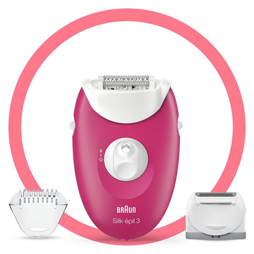 EAN 4210201423461 - Braun Silk-épil 3 3276 20 pinzas Rosa, Blanco imagen 1