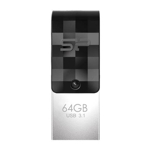 EAN 4712702655957 - Silicon Power Mobile C31 unidad flash USB 64 GB USB Type-A / USB Type-C 3.2 Gen 1 (3.1 Gen 1) Negro, Plat imagen 1