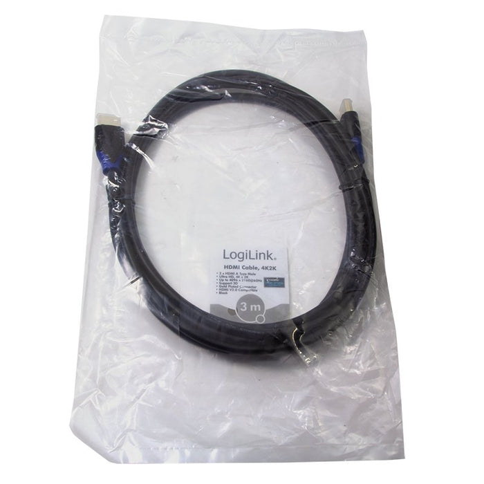 EAN 4052792045468 - LogiLink CH0063 cable HDMI 3 m HDMI tipo A (Estándar) Negro imagen 5