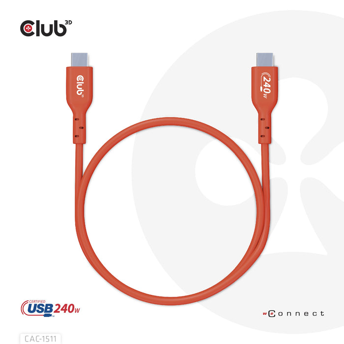 EAN 8719214472627 - CLUB3D CAC-1511 cable USB USB 2.0 USB C Naranja imagen 13
