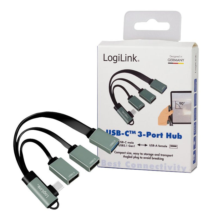 EAN 4052792057829 - LogiLink UA0361 hub de interfaz USB 3.2 Gen 1 (3.1 Gen 1) Type-C 5000 Mbit/s Plata imagen 5