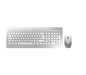 EAN 4025112087479 - CHERRY DW 8000 teclado Ratón incluido Universal RF inalámbrico QWERTY Español Plata, Blanco imagen 1