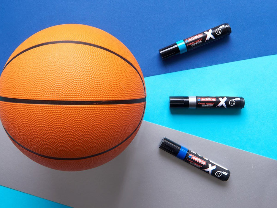 EAN 4057305067104 - Edding 6900 X Multimarker marcador permanente Punta de cincel Azul, Plata, Turquesa 3 pieza(s) imagen 8