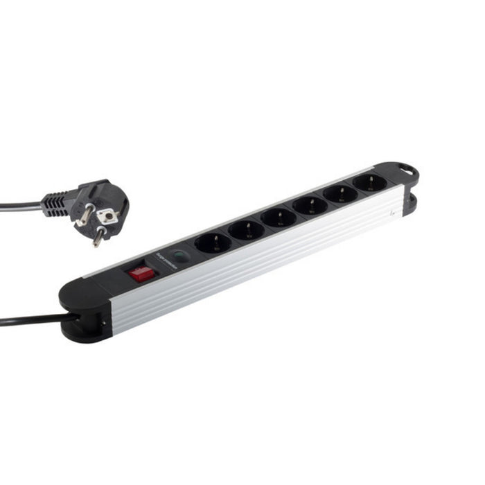 EAN 4017538071699 - S/CONN 60312 base múltiple 1,5 m 6 salidas AC Interior Negro, Gris imagen 1