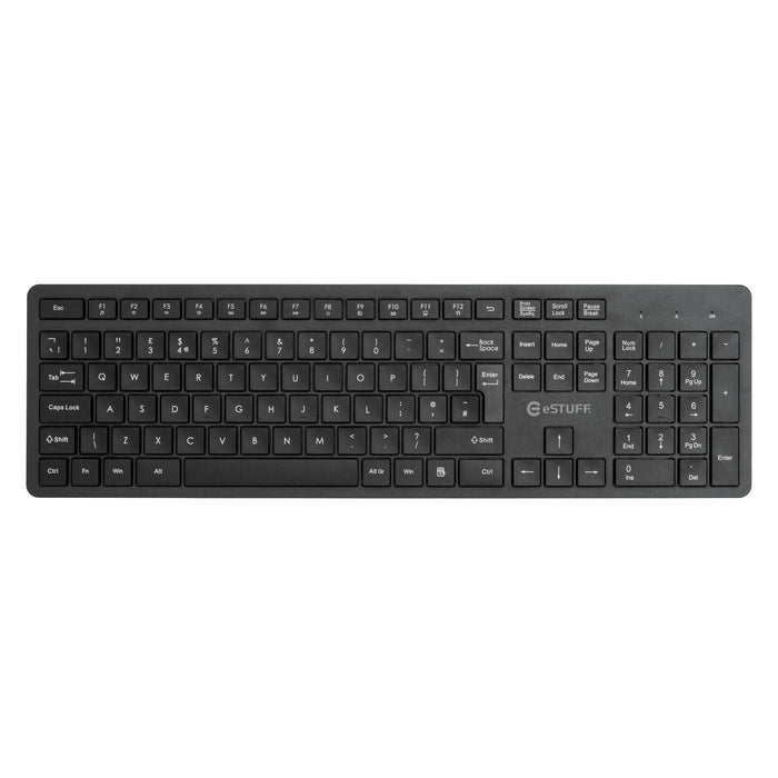 EAN 5704174593614 - eSTUFF GLB212302 teclado Oficina USB QWERTY Inglés del Reino Unido Negro imagen 3