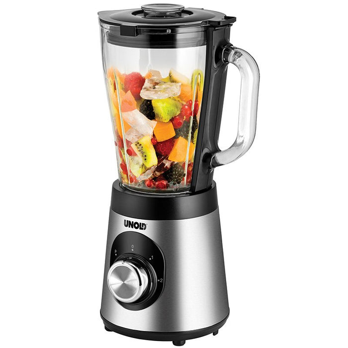 EAN 4011689786259 - Unold Edel 1,5 L Batidora de vaso 500 W Negro, Acero inoxidable, Transparente imagen 2