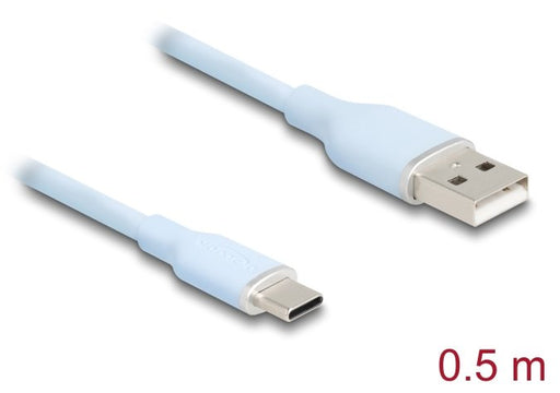 EAN 4043619812219 - DeLOCK 81221 cable USB USB 2.0 0,5 m USB A USB C Azul imagen 2