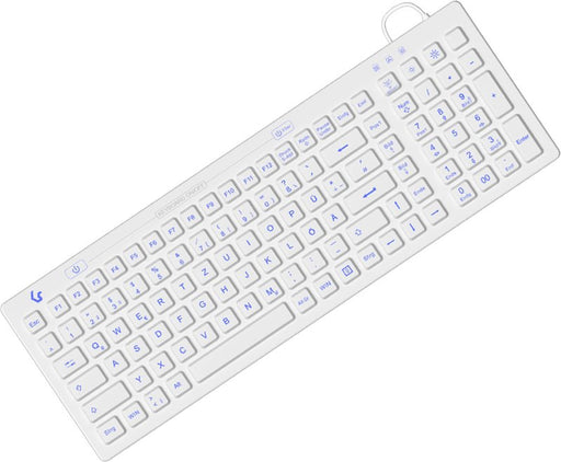 EAN 4250078172215 - KeySonic KSK-6031INEL-Wh (DE) teclado Industrial USB QWERTZ Alemán Blanco imagen 1