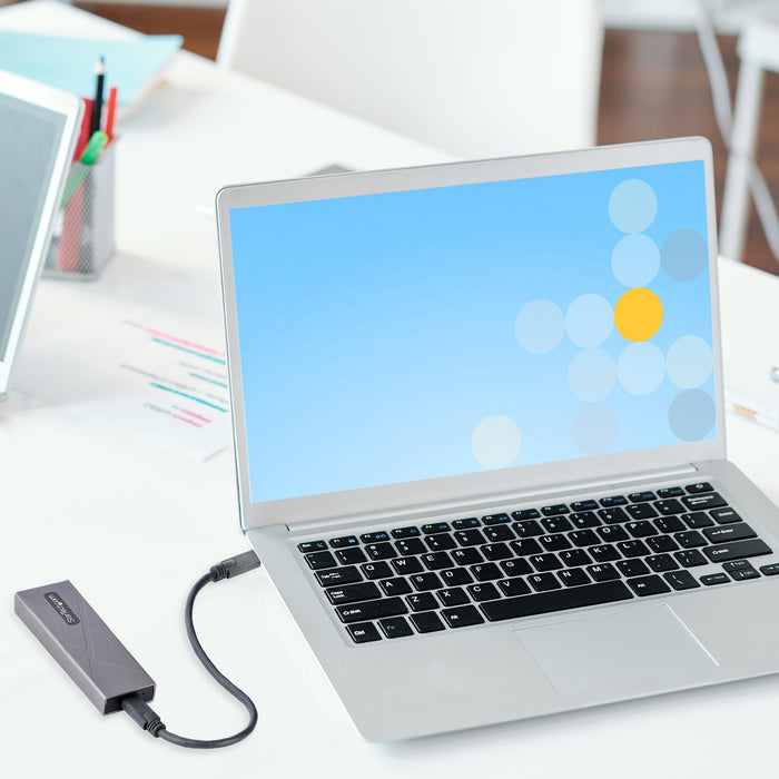 EAN 0065030894975 - StarTech.com M2-USB-C-NVME-SATA caja para disco duro externo Caja externa para unidad de estado sólido (S imagen 9