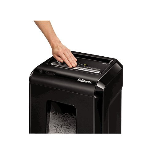 EAN 0043859733071 - Fellowes Powershred 92Cs triturador de papel Corte en tiras Negro imagen 4