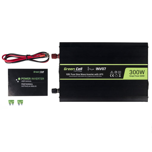 EAN 5902719426582 - Green Cell INV07 adaptador e inversor de corriente Auto 300 W Negro imagen 2