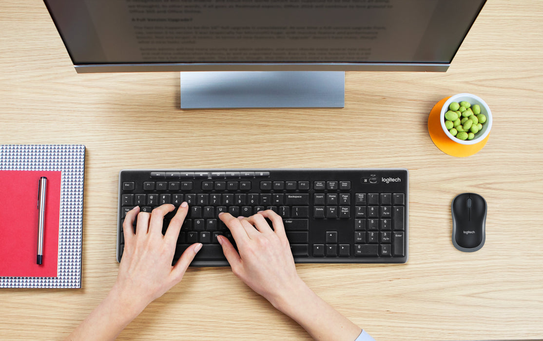 EAN 5099206039308 - Logitech 920-004524 teclado Ratón incluido Oficina USB AZERTY Belga Negro imagen 6