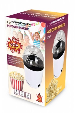 EAN 5901299954553 - Esperanza EKP006 palomitas de maiz poppers Negro, Blanco 0,27 L 2 min 1200 W imagen 2