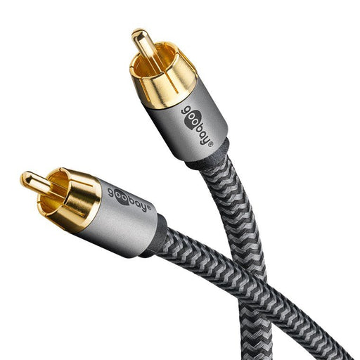 EAN 4040849652998 - Goobay 65296 cable de audio 10 m RCA Plata, Negro imagen 2
