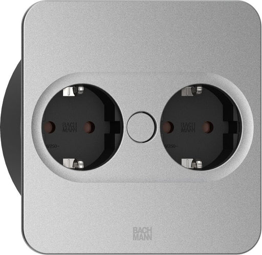 EAN 4057298129100 - Bachmann 946.009 toma de corriente 2 x Type F Acero inoxidable imagen 1