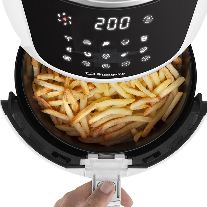 EAN 8435568404274 - Orbegozo FDR 64 freidora Sencillo 4 L 1500 W Negro, Acero inoxidable, Blanco imagen 8