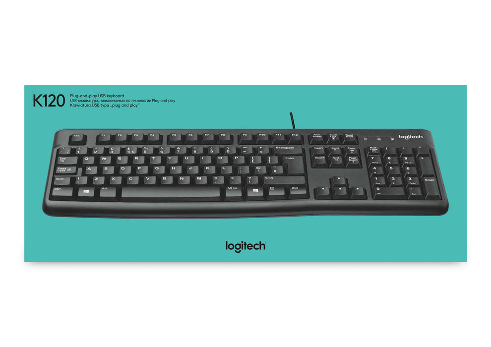 EAN 5099206020689 - Logitech K120 teclado Oficina USB AZERTY Holandés Negro imagen 17