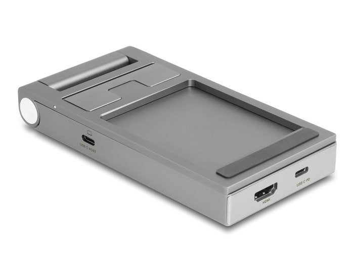 EAN 4043619881994 - DeLOCK 88199 base para portátil y replicador de puertos Alámbrico USB 3.2 Gen 1 (3.1 Gen 1) Type-C Gris imagen 2