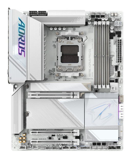 EAN 4719331864798 - GIGABYTE X870E AORUS PRO ICE placa base AMD X870E Zócalo AM5 ATX imagen 2