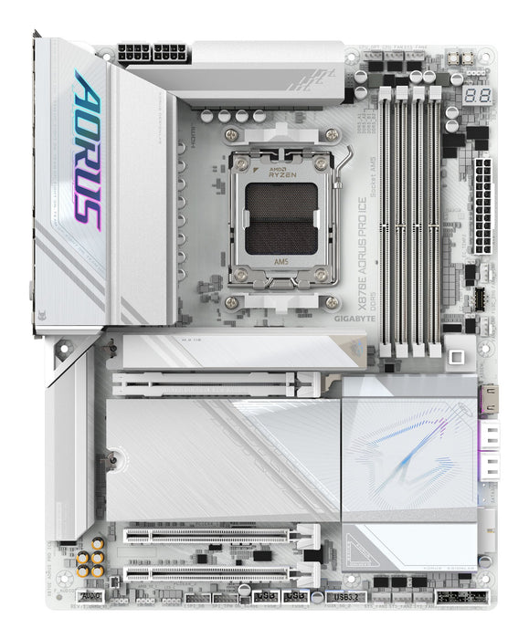 EAN 4719331864798 - GIGABYTE X870E AORUS PRO ICE placa base AMD X870E Zócalo AM5 ATX imagen 2