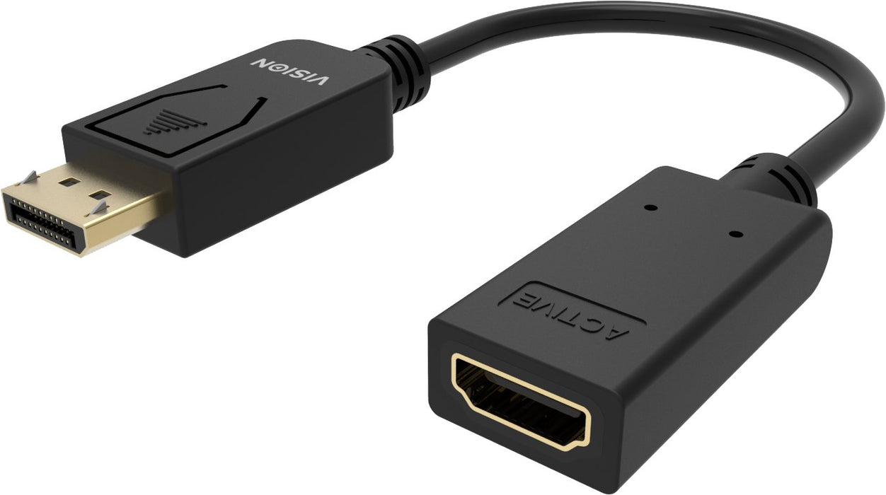 EAN 4979292000004 - Vision TC-DPHDMI/BL adaptador de cable de vídeo HDMI tipo A (Estándar) DisplayPort Negro imagen 1