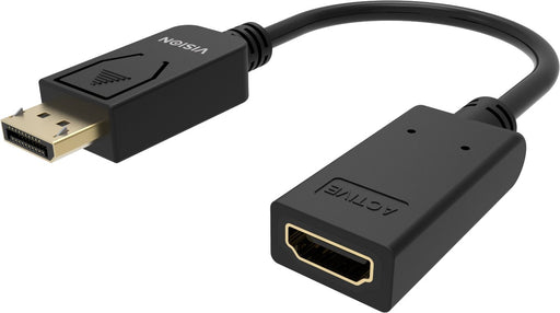 EAN 4979292000004 - Vision TC-DPHDMI/BL adaptador de cable de vídeo HDMI tipo A (Estándar) DisplayPort Negro imagen 1