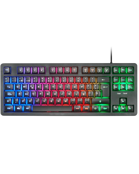 EAN 8435693104728 - Mars Gaming MK023PT teclado Juego USB QWERTY imagen 1