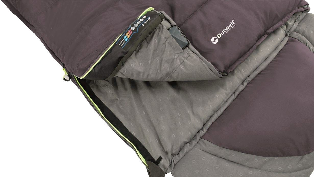 EAN 5709388112606 - Outwell Contour Saco de dormir rectangular Poliéster Púrpura imagen 3