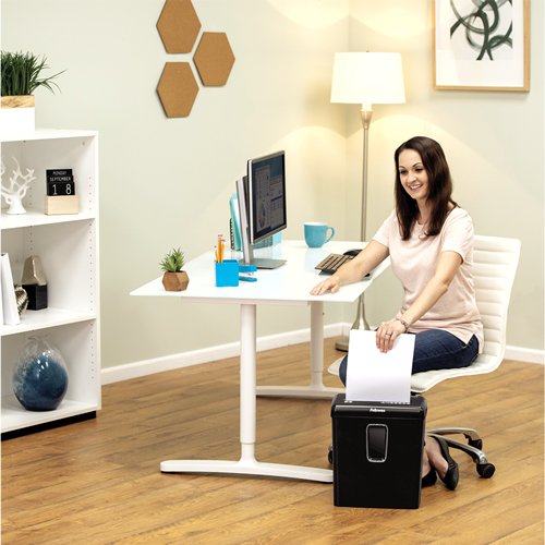 EAN 0043859741298 - Fellowes Powershred P-30C triturador de papel Corte cruzado 22 cm Negro imagen 5