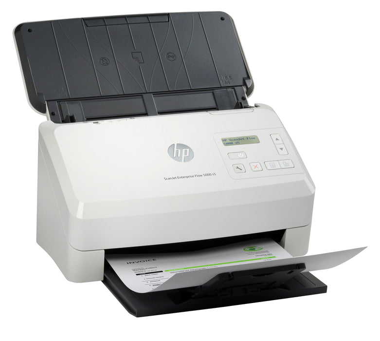 EAN 0193905029969 - HP ScanJet Enterprise Flow 5000 s5 Escáner alimentado con hojas 600 x 600 DPI A4 Blanco imagen 2
