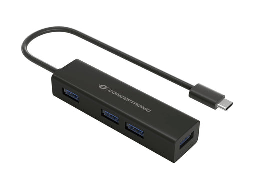 EAN 4015867225554 - Conceptronic HUBBIES07B hub de interfaz USB 3.2 Gen 1 (3.1 Gen 1) Type-C 5000 Mbit/s Negro imagen 1