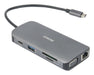 EAN 7333048060600 - Deltaco USBC-HDMI25 hub de interfaz USB Tipo C 5000 Mbit/s Gris imagen 2