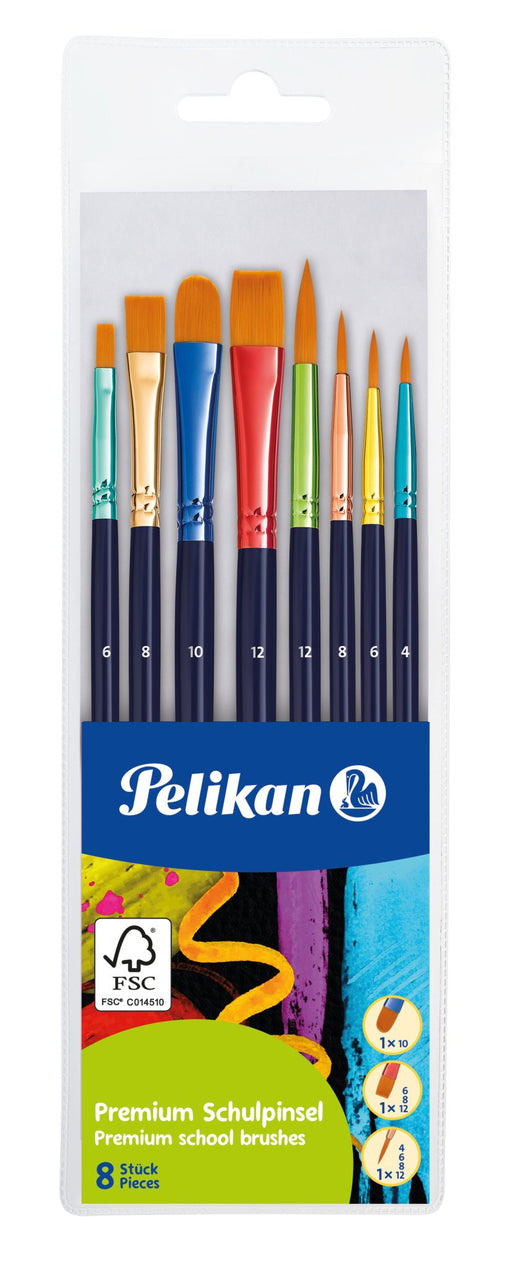 EAN 4012700701183 - Pelikan 701181 pincel para bellas artes 8 pieza(s) imagen 1