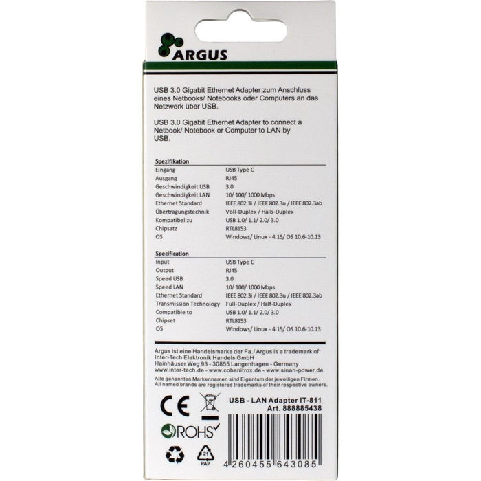 EAN 4260455643085 - Inter-Tech ARGUS IT-811 tarjeta y adaptador de interfaz imagen 4