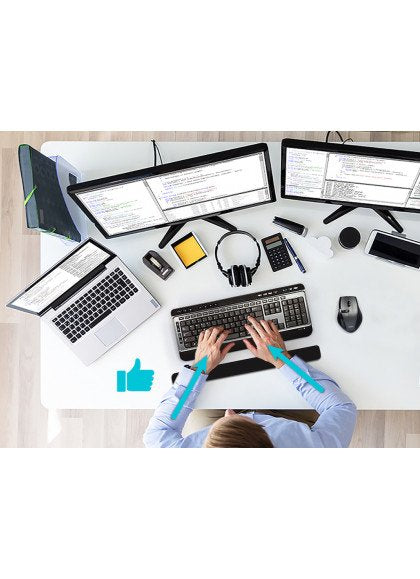 EAN 3567049007188 - Port Designs 900718 descansa muñecas Gel, Poliéster, Caucho, Silicona Negro imagen 2