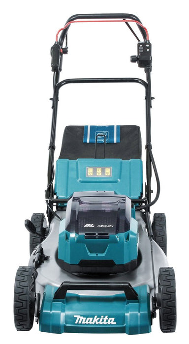 EAN 0088381735124 - Makita DLM536Z cortadora de césped Cortacésped manual Batería Negro, Turquesa imagen 8
