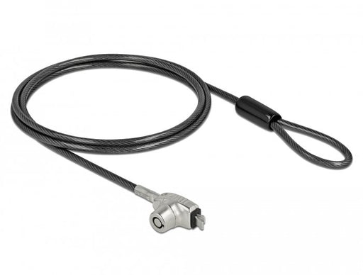 EAN 4043619206919 - DeLOCK 20691 cable antirrobo Negro, Plata 1,5 m imagen 1