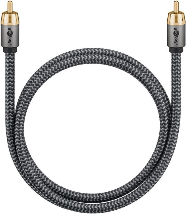 EAN 4040849652967 - Goobay 65296 cable de audio 2 m RCA Plata, Negro imagen 4